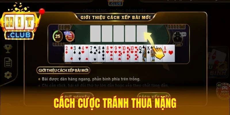 Cách cược tránh thua nặng